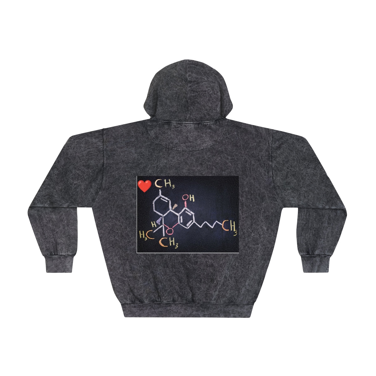 THC Unisex Mineral Wash Hoodie